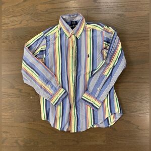 Polo by Ralph Lauren Kids Multicolor Striped Button-Down Shirt